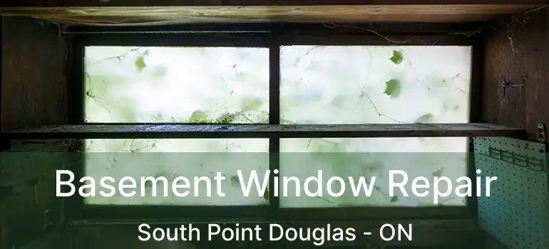  Basement Window Repair South Point Douglas - ON