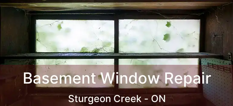  Basement Window Repair Sturgeon Creek - ON