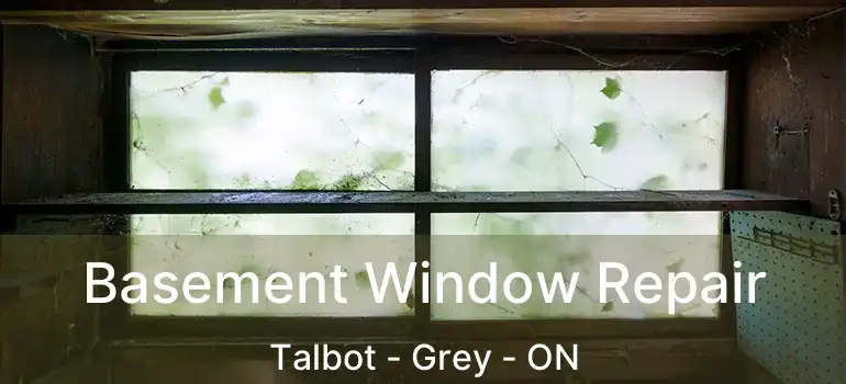  Basement Window Repair Talbot - Grey - ON