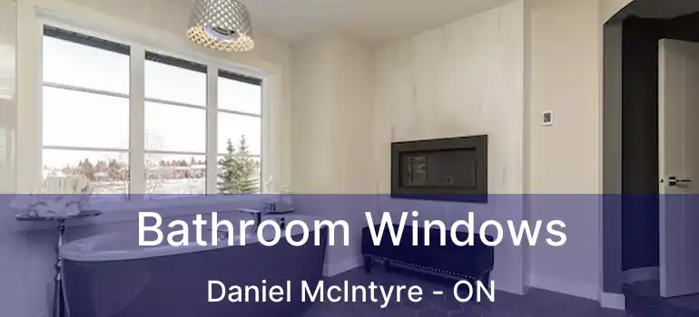  Bathroom Windows Daniel McIntyre - ON