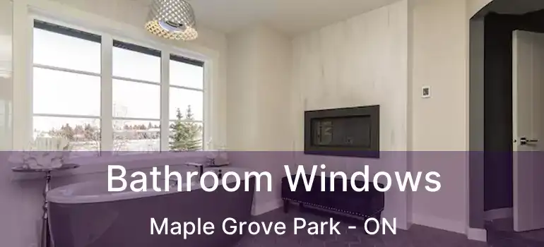  Bathroom Windows Maple Grove Park - ON
