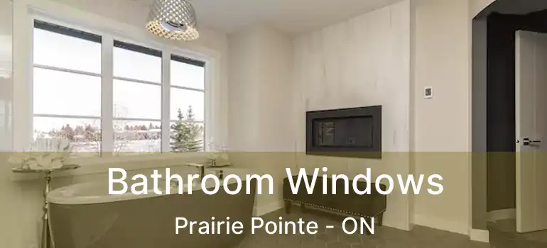  Bathroom Windows Prairie Pointe - ON