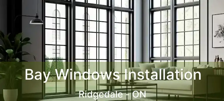  Bay Windows Installation Ridgedale - ON