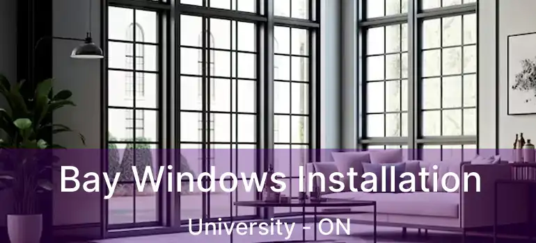  Bay Windows Installation University - ON