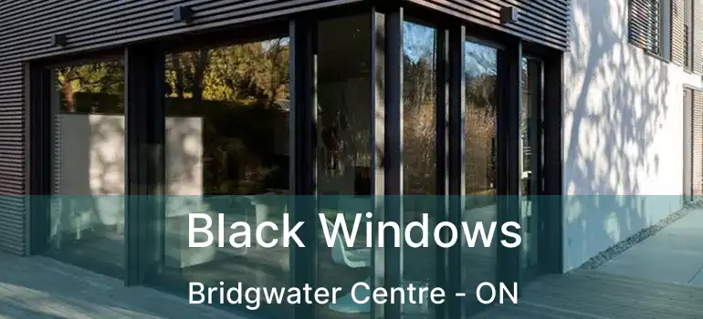  Black Windows Bridgwater Centre - ON