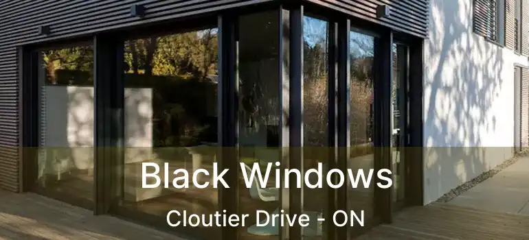  Black Windows Cloutier Drive - ON