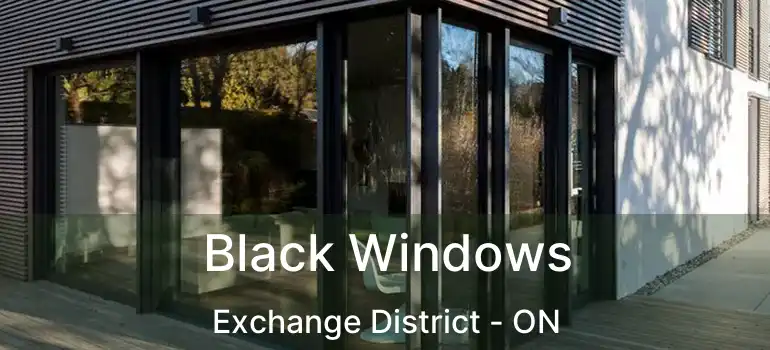  Black Windows Exchange District - ON
