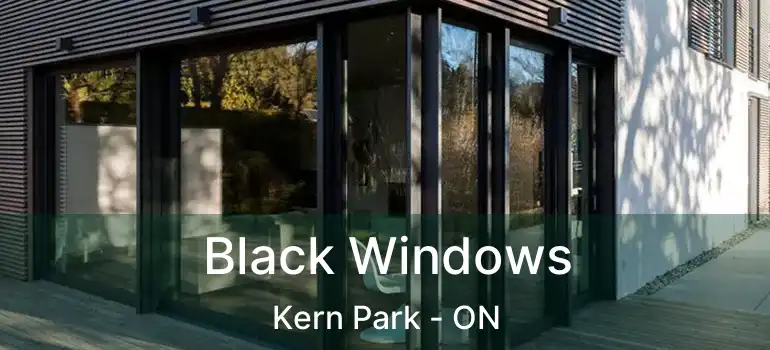  Black Windows Kern Park - ON