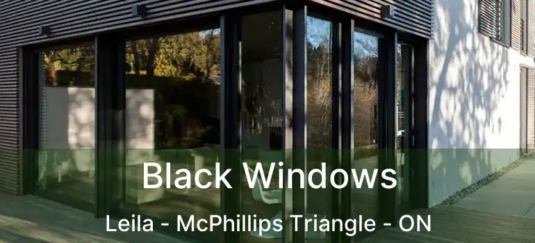  Black Windows Leila - McPhillips Triangle - ON
