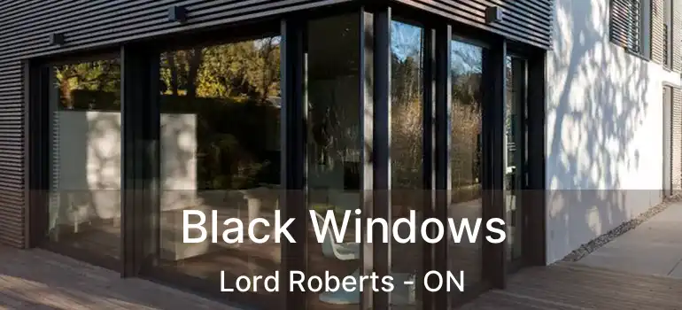  Black Windows Lord Roberts - ON