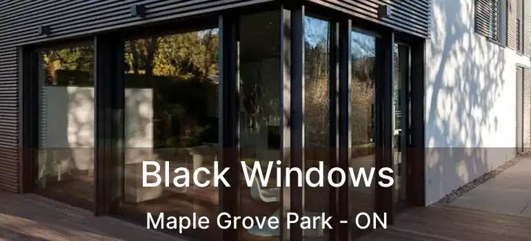 Black Windows Maple Grove Park - ON