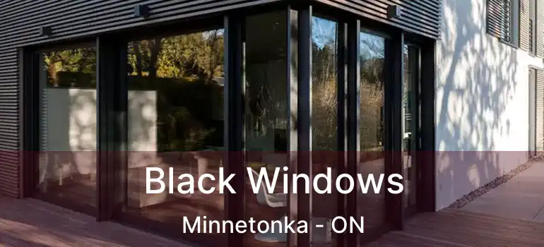  Black Windows Minnetonka - ON