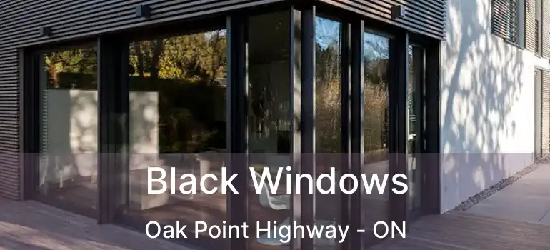  Black Windows Oak Point Highway - ON