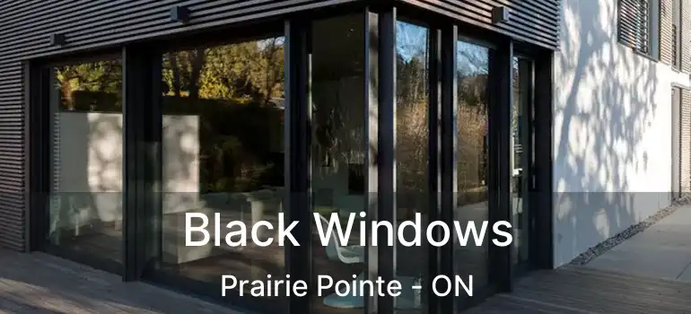  Black Windows Prairie Pointe - ON