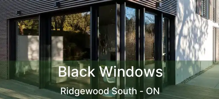 Black Windows Ridgewood South - ON