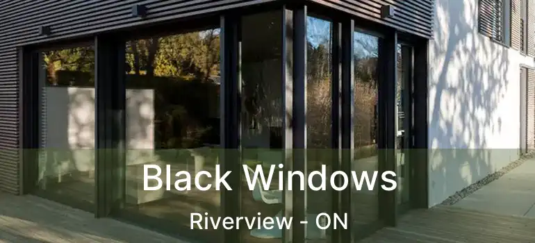 Black Windows Riverview - ON