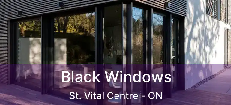  Black Windows St. Vital Centre - ON