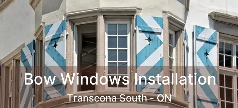  Bow Windows Installation Transcona South - ON