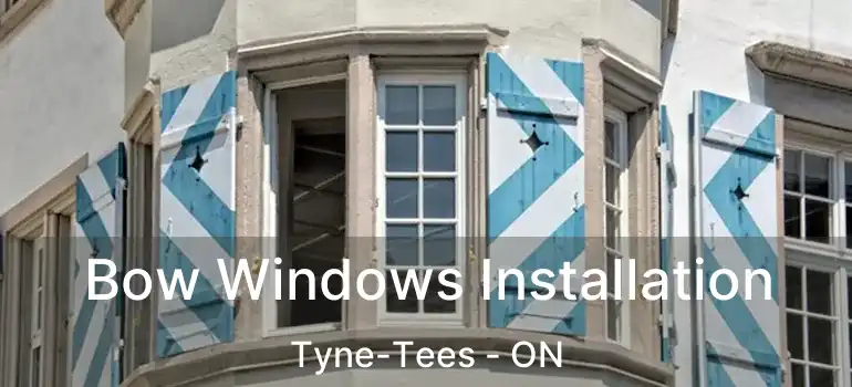  Bow Windows Installation Tyne-Tees - ON