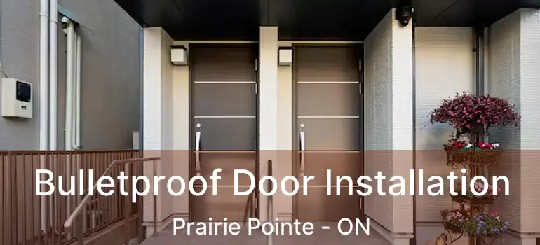  Bulletproof Door Installation Prairie Pointe - ON