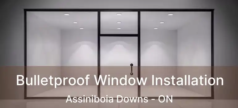  Bulletproof Window Installation Assiniboia Downs - ON