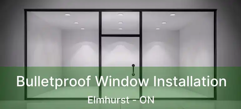  Bulletproof Window Installation Elmhurst - ON