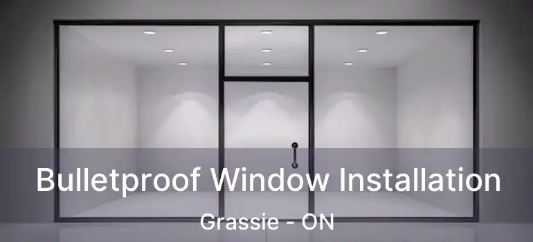  Bulletproof Window Installation Grassie - ON