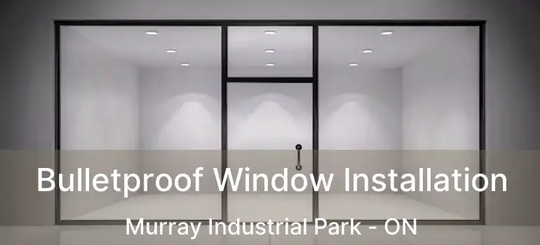  Bulletproof Window Installation Murray Industrial Park - ON