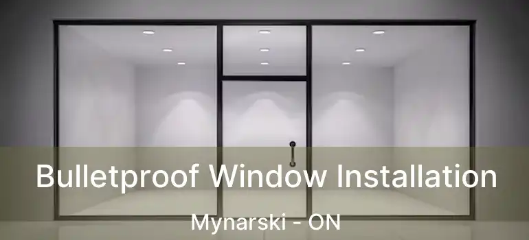  Bulletproof Window Installation Mynarski - ON