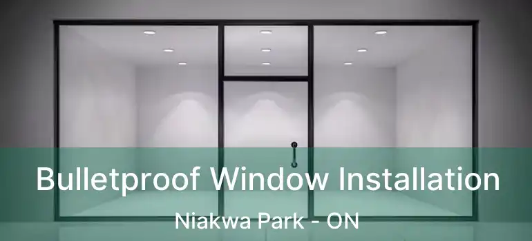  Bulletproof Window Installation Niakwa Park - ON