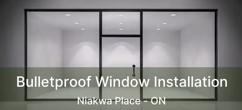  Bulletproof Window Installation Niakwa Place - ON