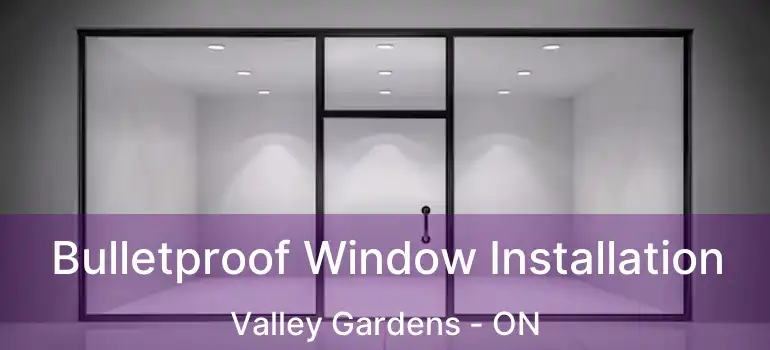  Bulletproof Window Installation Valley Gardens - ON