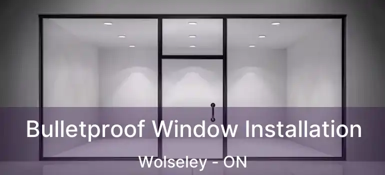  Bulletproof Window Installation Wolseley - ON