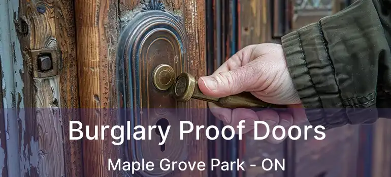  Burglary Proof Doors Maple Grove Park - ON