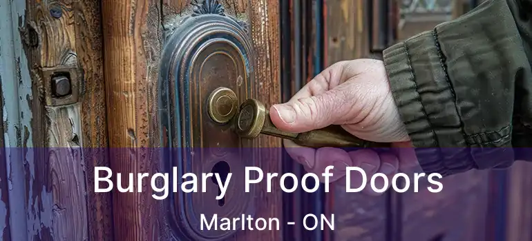  Burglary Proof Doors Marlton - ON