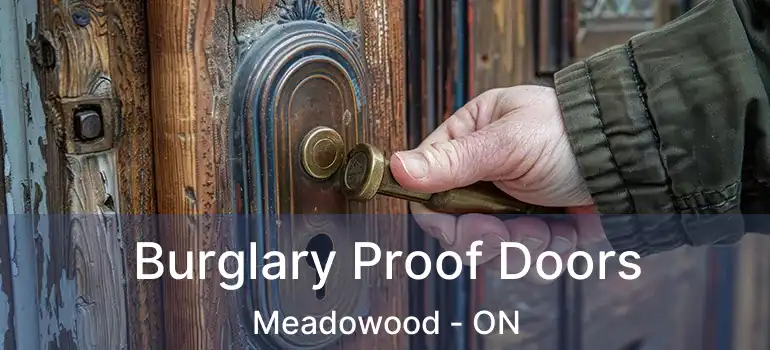  Burglary Proof Doors Meadowood - ON