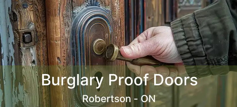  Burglary Proof Doors Robertson - ON