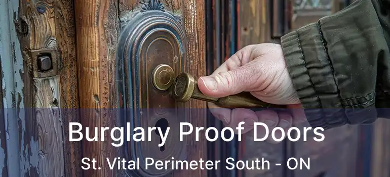  Burglary Proof Doors St. Vital Perimeter South - ON