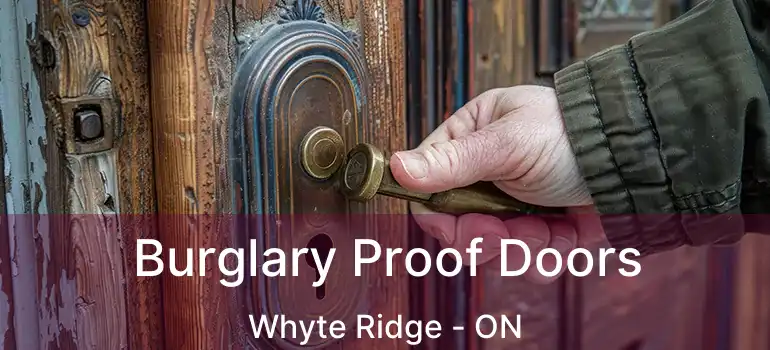  Burglary Proof Doors Whyte Ridge - ON