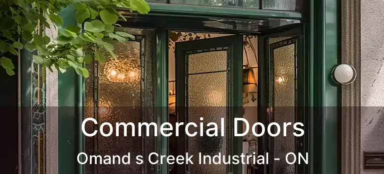  Commercial Doors Omand s Creek Industrial - ON