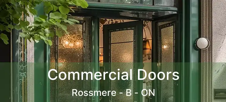  Commercial Doors Rossmere - B - ON