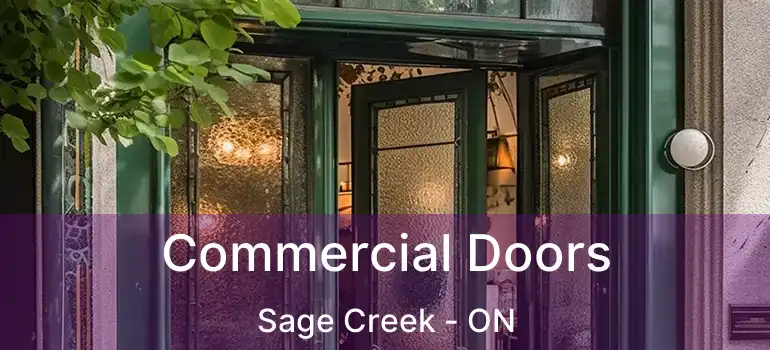 Commercial Doors Sage Creek - ON