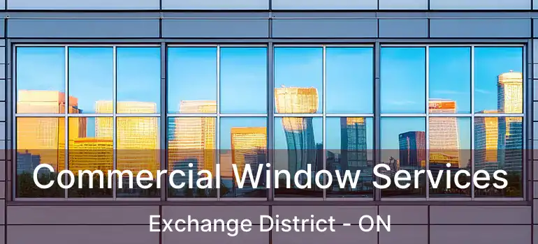  Commercial Window Services Exchange District - ON
