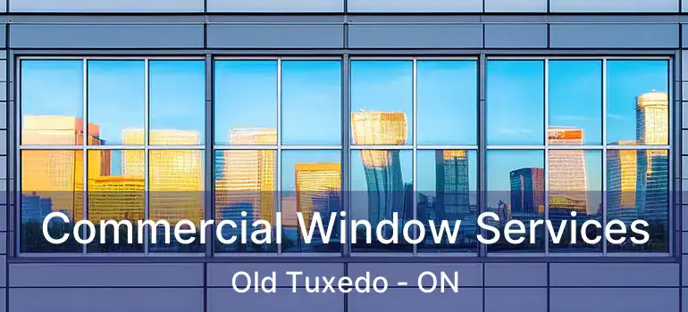  Commercial Window Services Old Tuxedo - ON