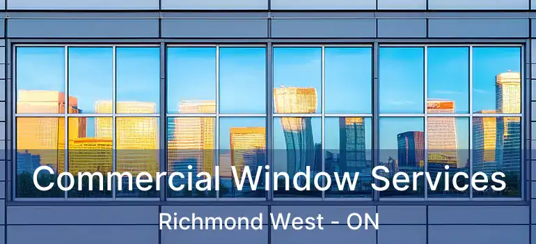  Commercial Window Services Richmond West - ON