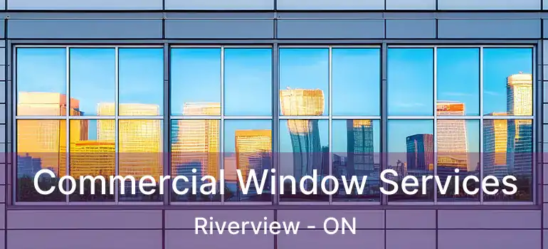  Commercial Window Services Riverview - ON