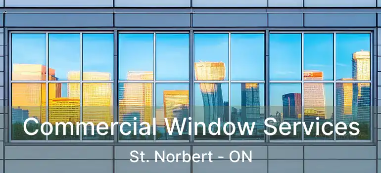  Commercial Window Services St. Norbert - ON