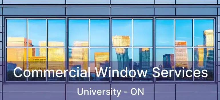  Commercial Window Services University - ON