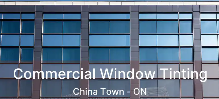  Commercial Window Tinting China Town - ON