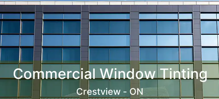  Commercial Window Tinting Crestview - ON